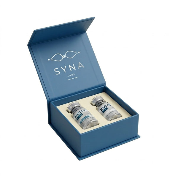 MOTS-C 40 mg en su caja SYNA Labs, vista lateral